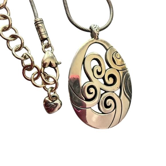 Brighton Silver Tone Pendant Necklace - Picture 4 of 4